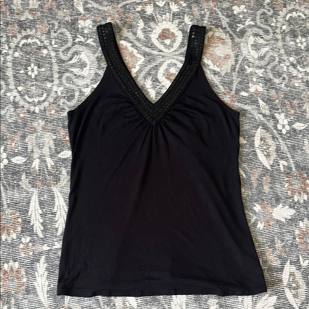 Michael Kors Black Sequin Camisole